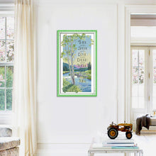 Load image into Gallery viewer, Joy Sunday Tree(50*31CM) 14CT stamped cross stitch
