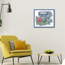 Load image into Gallery viewer, Joy Sunday British Teacup(26*21CM) 14CT stamped cross stitch
