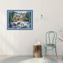 Load image into Gallery viewer, Joy Sunday Christmas Return(54*43CM) 14CT stamped cross stitch
