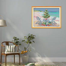 Load image into Gallery viewer, Joy Sunday Christmas Tree Gift(30*21CM) 14CT stamped cross stitch
