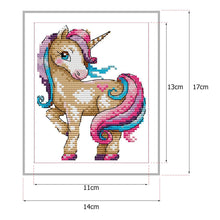 Load image into Gallery viewer, Joy Sunday Animal(14*17CM) 14CT stamped cross stitch
