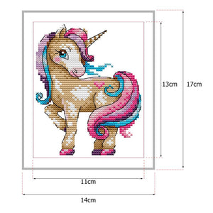 Joy Sunday Animal(14*17CM) 14CT stamped cross stitch