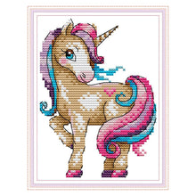 Load image into Gallery viewer, Joy Sunday Animal(14*17CM) 14CT stamped cross stitch
