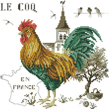 Load image into Gallery viewer, Joy Sunday Big Rooster(28*28CM) 14CT stamped cross stitch
