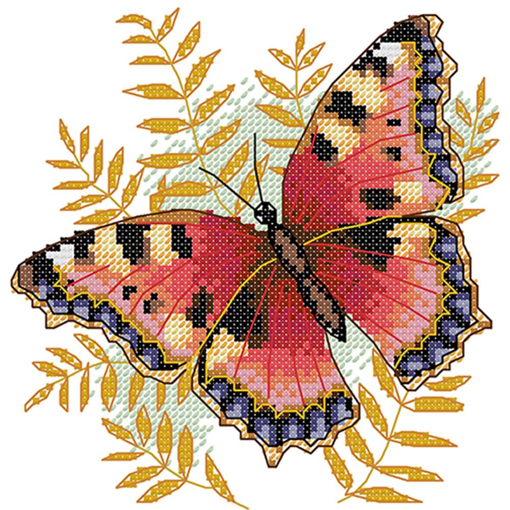 Joy Sunday Butterfly(22*20CM) 14CT stamped cross stitch