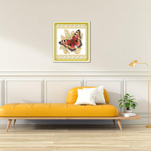Load image into Gallery viewer, Joy Sunday Butterfly(22*20CM) 14CT stamped cross stitch
