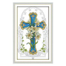 Load image into Gallery viewer, Lily(33*20CM) 14CT stamped cross stitch
