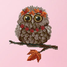 Load image into Gallery viewer, Joy Sunday owl(19*22CM) 14CT stamped cross stitch
