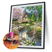 Load image into Gallery viewer, Bridge 30x40cm(canvas) full round drill diamond painting
