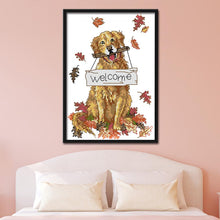 Load image into Gallery viewer, Joy Sunday Welcome Dog(18*26CM) 14CT stamped cross stitch

