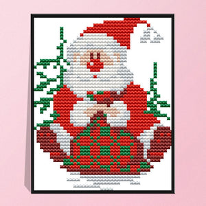 Joy Sunday Santa Claus(15*13CM) 14CT stamped cross stitch