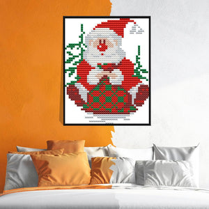 Joy Sunday Santa Claus(15*13CM) 14CT stamped cross stitch