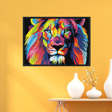 Load image into Gallery viewer, Joy Sunday Color Lion(40*32CM) 14CT stamped cross stitch
