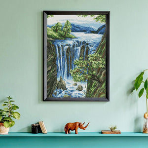 Waterfall(36*50CM) 14CT stamped cross stitch