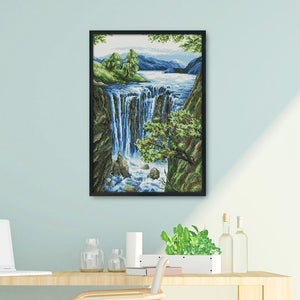 Waterfall(36*50CM) 14CT stamped cross stitch