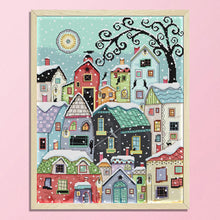 Load image into Gallery viewer, Joy Sunday Street Scenery Landscape(40*48CM) 14CT stamped cross stitch
