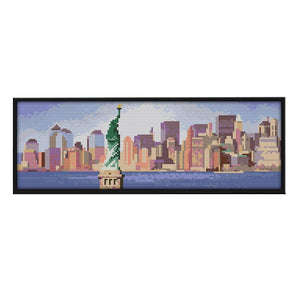 Joy Sunday Statue of Liberty(38*16CM) 14CT stamped cross stitch