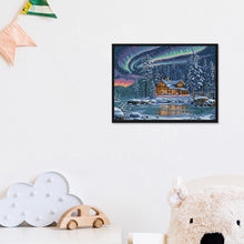 Load image into Gallery viewer, Scenery Landscape Lights(55*43CM) 14CT stamped cross stitch
