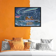 Load image into Gallery viewer, Scenery Landscape Lights(55*43CM) 14CT stamped cross stitch
