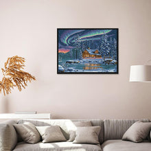 Load image into Gallery viewer, Scenery Landscape Lights(55*43CM) 14CT stamped cross stitch
