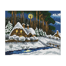 Load image into Gallery viewer, Joy Sunday Winter(29*22CM) 14CT stamped cross stitch
