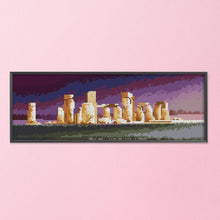 Load image into Gallery viewer, Joy Sunday Stonehenge(37*16CM) 14CT stamped cross stitch
