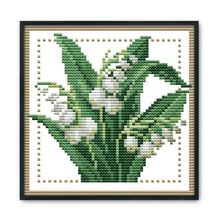 Load image into Gallery viewer, Joy Sunday Months Flower May(17*17CM) 14CT stamped cross stitch

