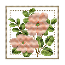 Load image into Gallery viewer, Joy Sunday Months Flower June(17*17CM) 14CT stamped cross stitch
