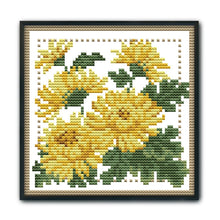 Load image into Gallery viewer, Joy Sunday December Flower(17*17CM) 14CT stamped cross stitch
