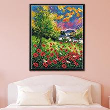 Load image into Gallery viewer, Joy Sunday Mountain Flower(30*26CM) 14CT stamped cross stitch
