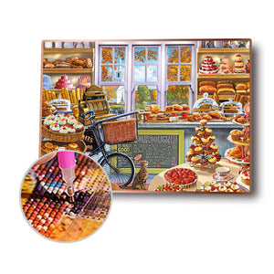 Cake Room 30x40cm(Canvas) full round drill diamond painting