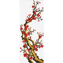 Load image into Gallery viewer, Flowers Plum(20*40CM) 11CT stamped cross stitch
