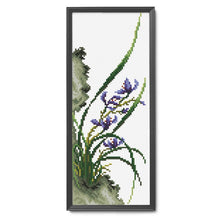 Load image into Gallery viewer, Flowers Orchid(20*40CM) 11CT stamped cross stitch
