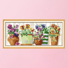 Load image into Gallery viewer, Joy Sunday Plants(59*27CM) 14CT stamped cross stitch
