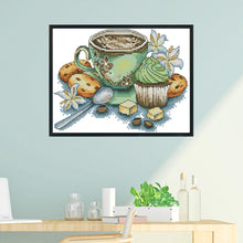 Load image into Gallery viewer, Joy Sunday Teacup(27*19CM) 14CT stamped cross stitch
