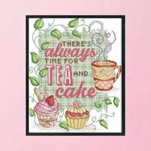 Load image into Gallery viewer, Joy Sunday Cross-Stitch Tea Cake(30*34CM) 14CT stamped cross stitch
