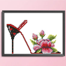 Load image into Gallery viewer, Joy Sunday High Heels(21*16CM) 14CT stamped cross stitch
