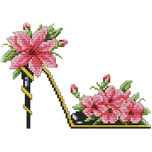 Joy Sunday High Heels(21*16CM) 14CT stamped cross stitch