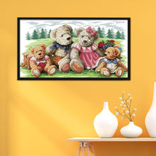 Load image into Gallery viewer, Joy Sunday Little Bear(52*31CM) 14CT stamped cross stitch
