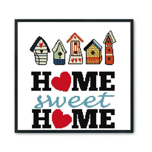 Joy Sunday Sweet Home(35*34CM) 14CT stamped cross stitch