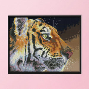 Joy Sunday Animal Tiger(44*35CM) 14CT stamped cross stitch