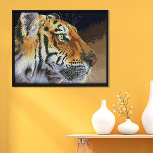 Joy Sunday Animal Tiger(44*35CM) 14CT stamped cross stitch