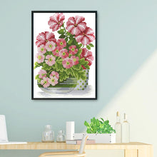 Load image into Gallery viewer, Joy Sunday Flowers(23*18CM) 14CT stamped cross stitch
