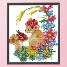 Load image into Gallery viewer, Joy Sunday Animal(25*27CM) 14CT stamped cross stitch
