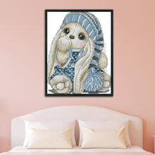 Load image into Gallery viewer, Joy Sunday Cartoon Mini Rabbit(20*17CM) 14CT stamped cross stitch
