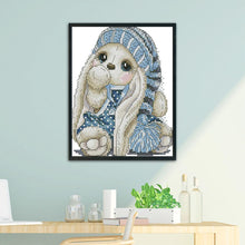 Load image into Gallery viewer, Joy Sunday Cartoon Mini Rabbit(20*17CM) 14CT stamped cross stitch
