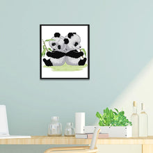 Load image into Gallery viewer, Joy Sunday Animals Twin Panda(30*27CM) 14CT stamped cross stitch
