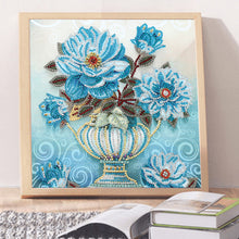 Load image into Gallery viewer, Vase 30x30cm(Canvas) special shaped drill diamond painting
