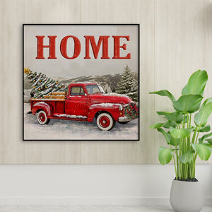 Car 30x30cm(Canvas) full round drill diamond painting