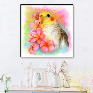 Birds and Flowers 30x30cm(Canvas) full round drill diamond painting